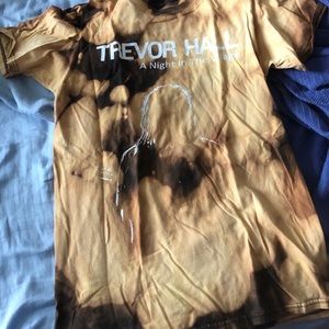 Trevor hall small bleach dyed t shirt